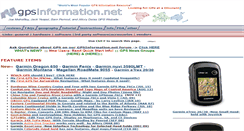 Desktop Screenshot of gpsinformation.net