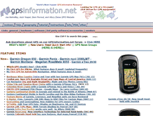 Tablet Screenshot of gpsinformation.net